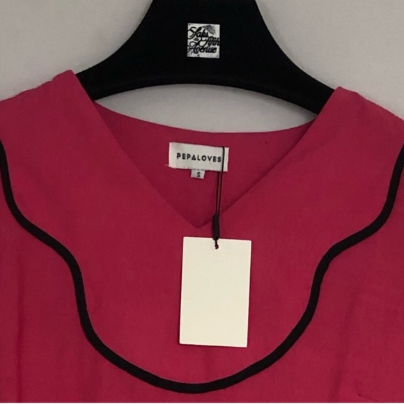 ModCloth Pepaloves Pink Mini Dress Size Small - Picture 5 of 8